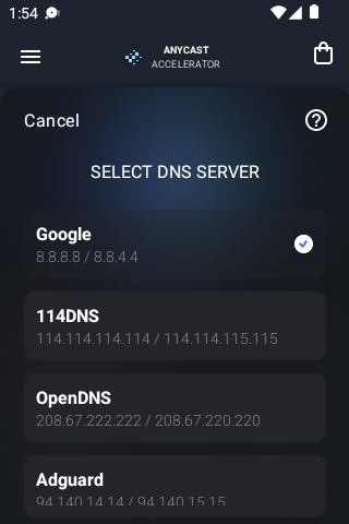 anycast 网关android下载效果预览图